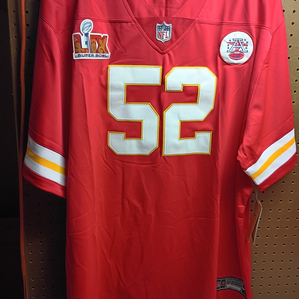 Red NFL Super Bowl Jersey